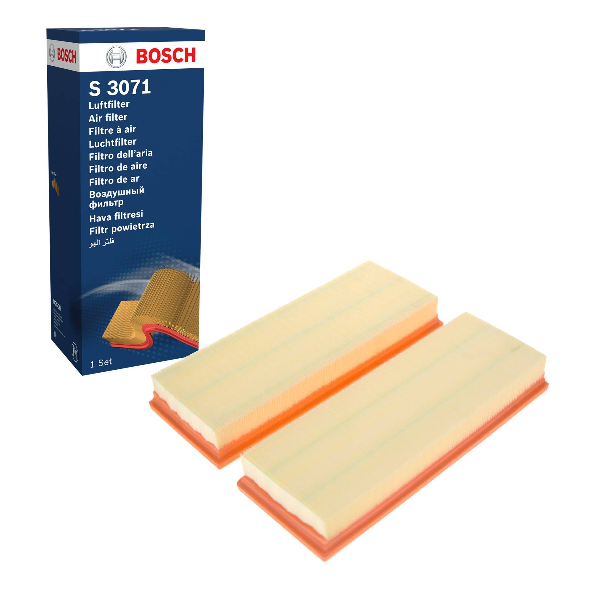 Bosch Automotive S3071 - Luftfilter Auto von Bosch Automotive