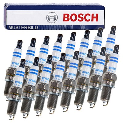 Bosch 16x SUPER PLUS Zündkerzen [Hersteller-Nr. 0 242 230 500] für Mercedes-Benz, Nissan, Toyota von Bosch