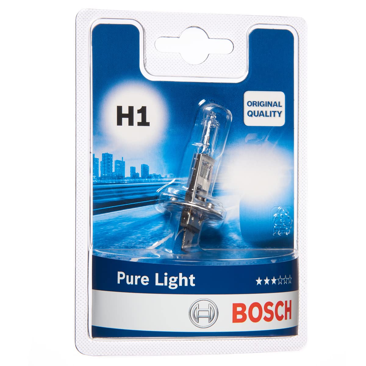 Bosch H1 Pure Light Lampe - 12 V 55 W P14,5s - 1 Stück von Bosch Automotive