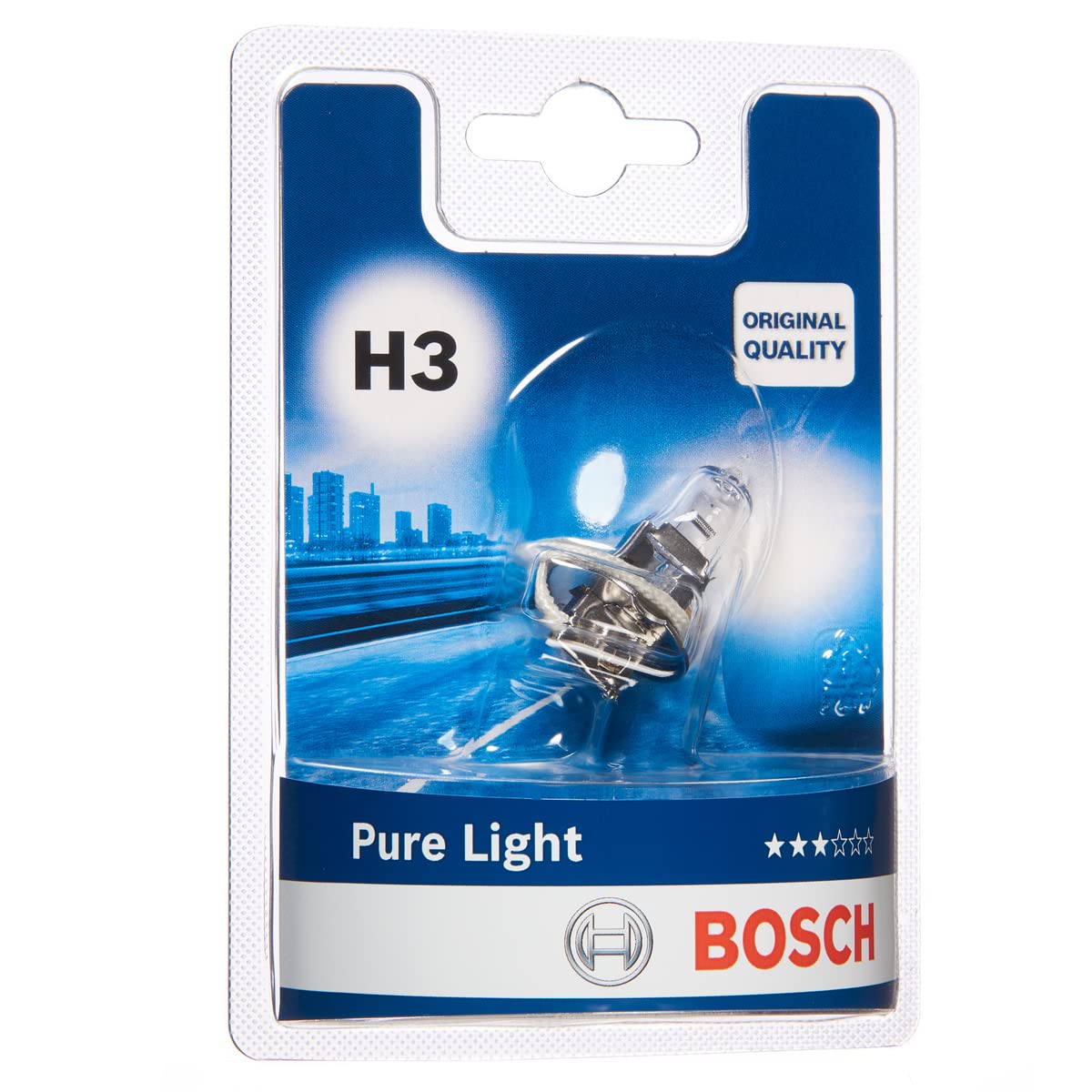 Bosch H3 Pure Light Lampe - 12 V 55 W PK22s - 1 Stück von Bosch Automotive
