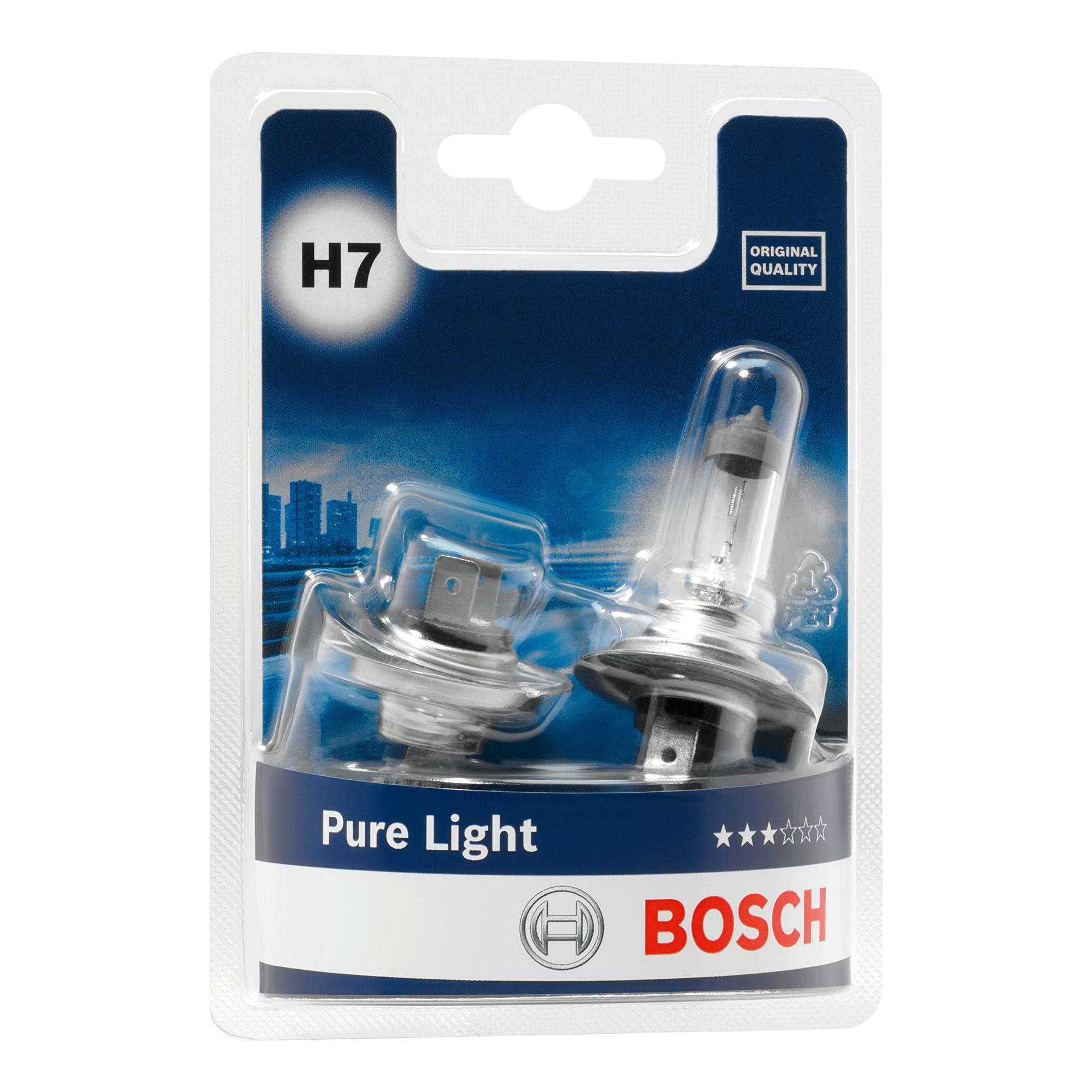Bosch H7 Pure Light Lampen - 12 V 55 W PX26d - 2 Stücke von Bosch Automotive
