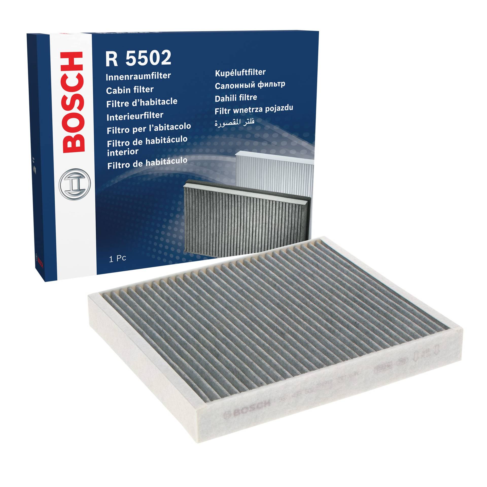 Bosch R5502 - Innenraumfilter mit Aktivkohle von Bosch Automotive