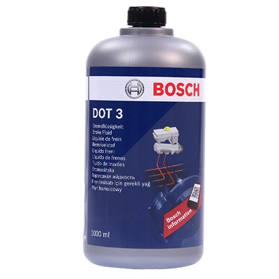 Bosch 1x 1 Liter Bremsflüssigkeit DOT3 [Hersteller-Nr. 1987479101] von Bosch