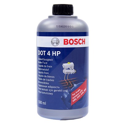 Bosch 1x 500ml Bremsflüssigkeit DOT4HP [Hersteller-Nr. 1987479112] von Bosch