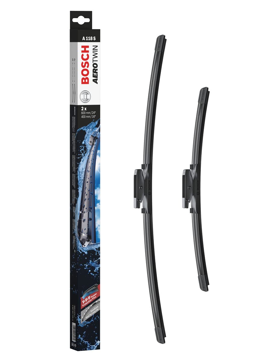 Bosch Scheibenwischer Aerotwin A118S, Länge: 600mm/400mm − Set für Frontscheibe - Nur für Rechtslenker-Fahrzeuge (UK) Bosch Scheibenwischer Aerotwin A118S, Länge: 600mm/400mm − Set für Frontscheibe - Nur für Rechtslenker-Fahrzeuge (UK) von Bosch Automotive