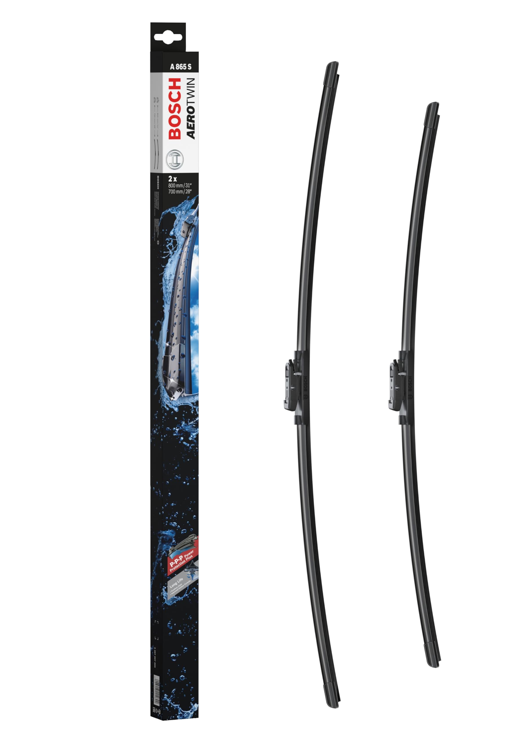 Bosch Scheibenwischer Aerotwin A865S, Länge: 800mm/700mm – Set für Frontscheibe Bosch Scheibenwischer Aerotwin A865S, Länge: 800mm/700mm – Set für Frontscheibe von Bosch