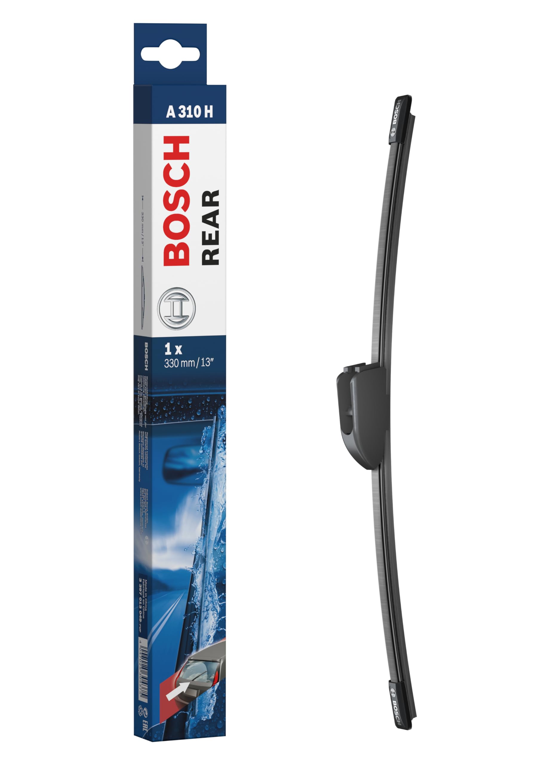 Bosch Scheibenwischer Rear A310H, Länge: 330mm – Scheibenwischer für Heckscheibe Bosch Scheibenwischer Rear A310H, Länge: 330mm – Scheibenwischer für Heckscheibe von Bosch