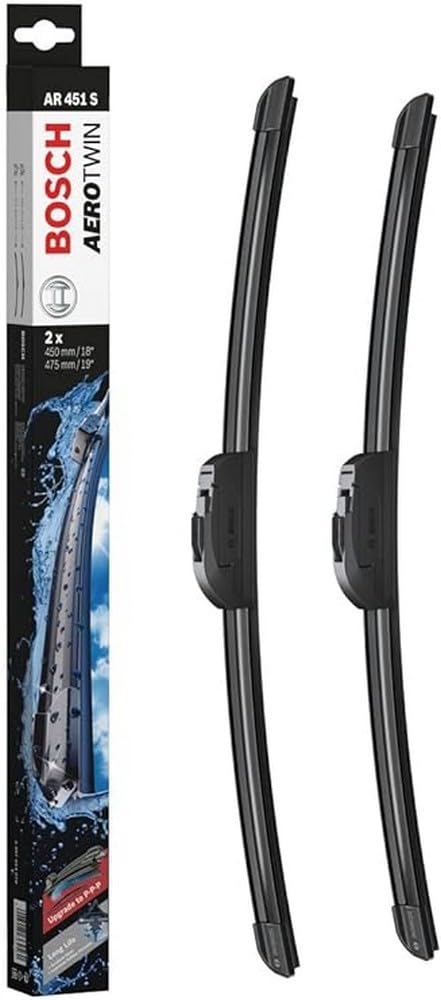 Bosch Scheibenwischer Aerotwin AR451S, Länge: 450mm/475mm − Set für Frontscheibe Bosch Scheibenwischer Aerotwin AR451S, Länge: 450mm/475mm − Set für Frontscheibe von Bosch Automotive