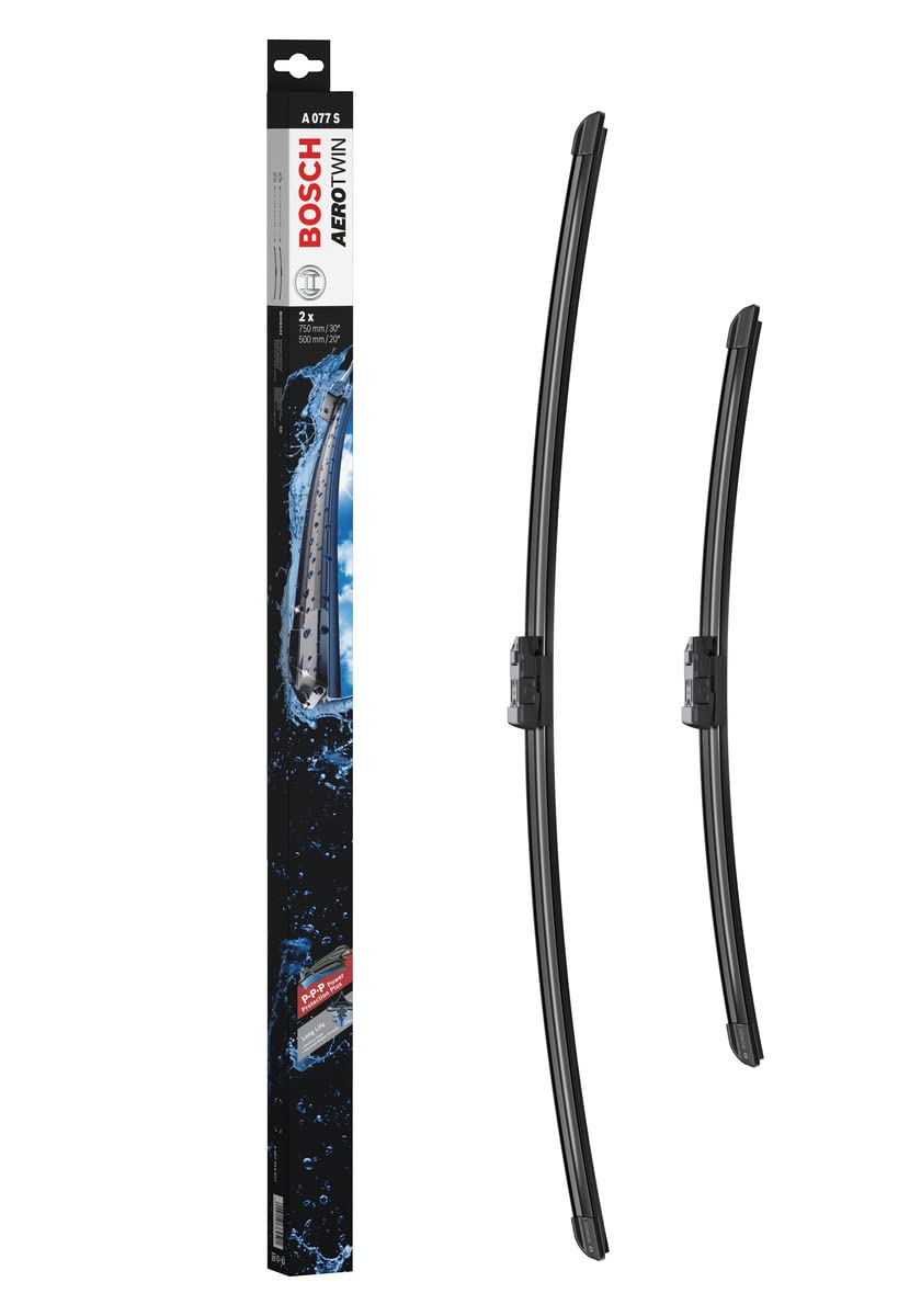 Bosch Scheibenwischer Aerotwin A077S, Länge: 750mm/500mm – Set für Frontscheibe Bosch Scheibenwischer Aerotwin A077S, Länge: 750mm/500mm – Set für Frontscheibe von Bosch