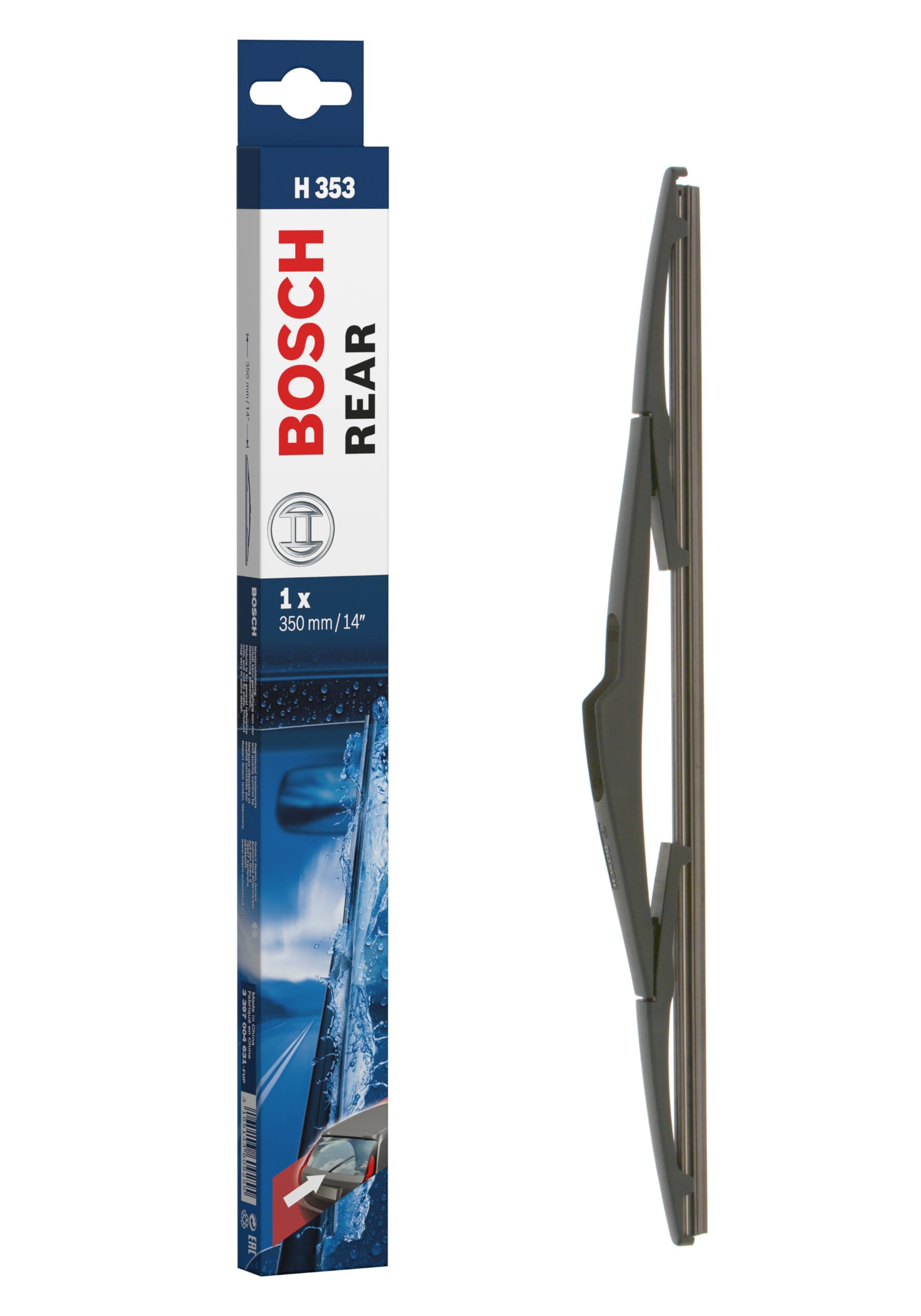 Bosch Scheibenwischer Rear H353, Länge: 350mm – Scheibenwischer für Heckscheibe von Bosch Automotive