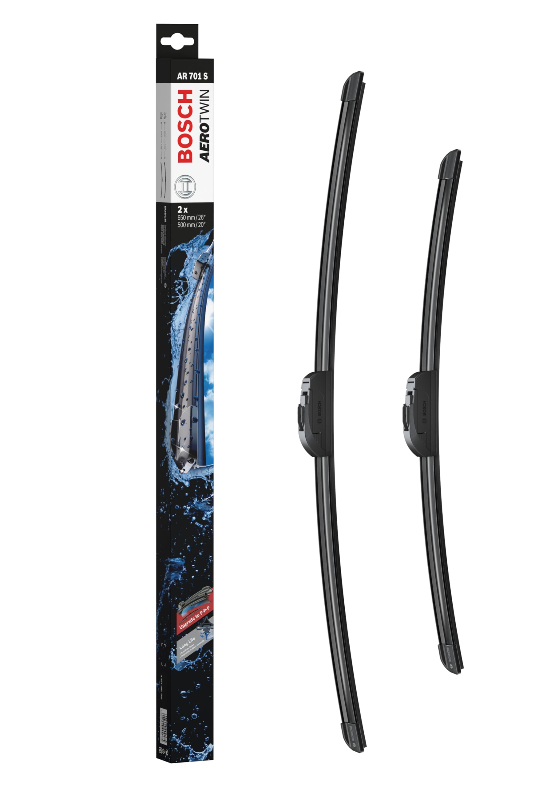 Bosch Scheibenwischer Aerotwin AR701S, Länge: 650mm/500mm – Set für Frontscheibe von Bosch Automotive