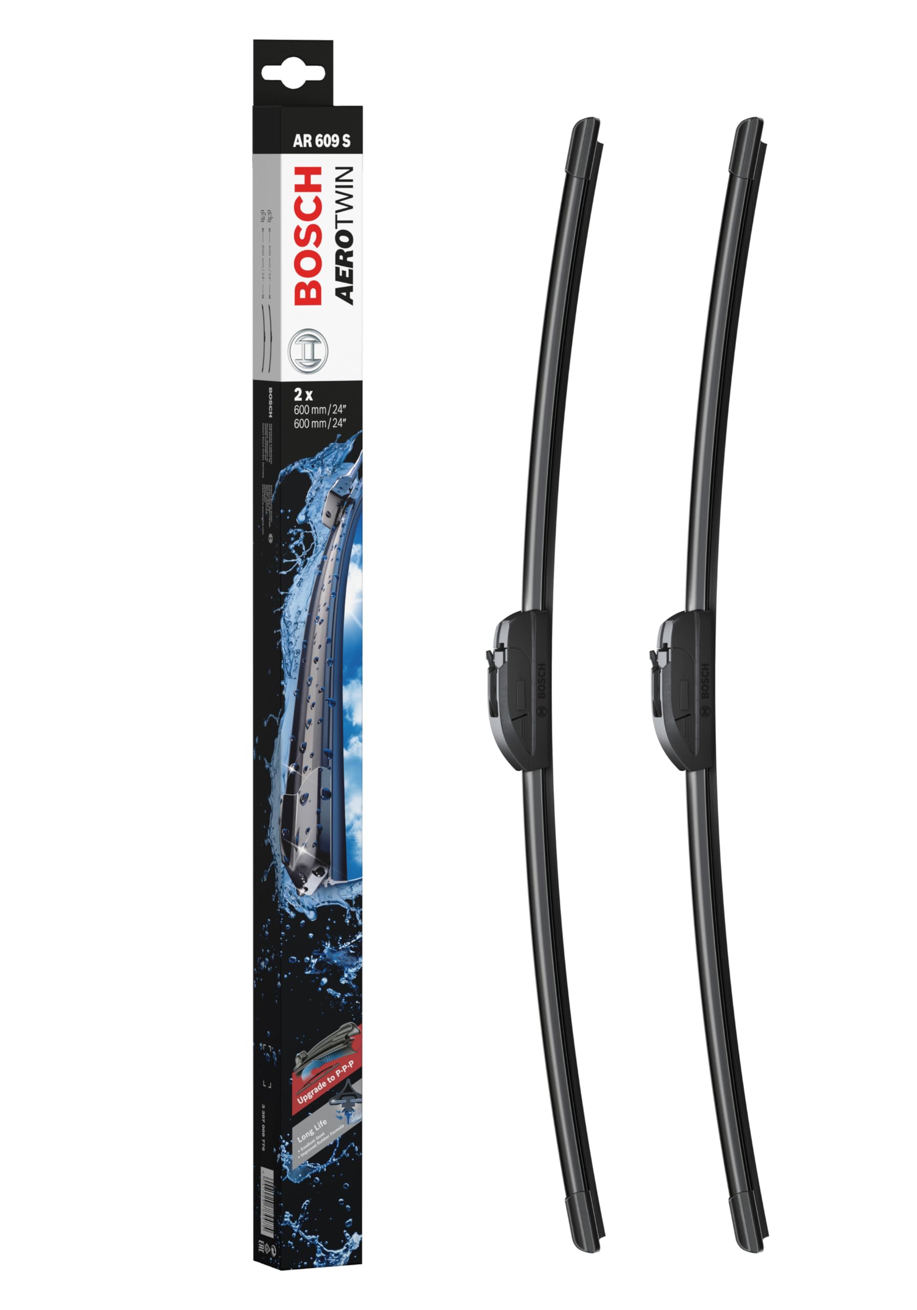 Bosch Scheibenwischer Aerotwin AR609S, Länge: 600mm/600mm – Set für Frontscheibe Bosch Scheibenwischer Aerotwin AR609S, Länge: 600mm/600mm – Set für Frontscheibe von Bosch