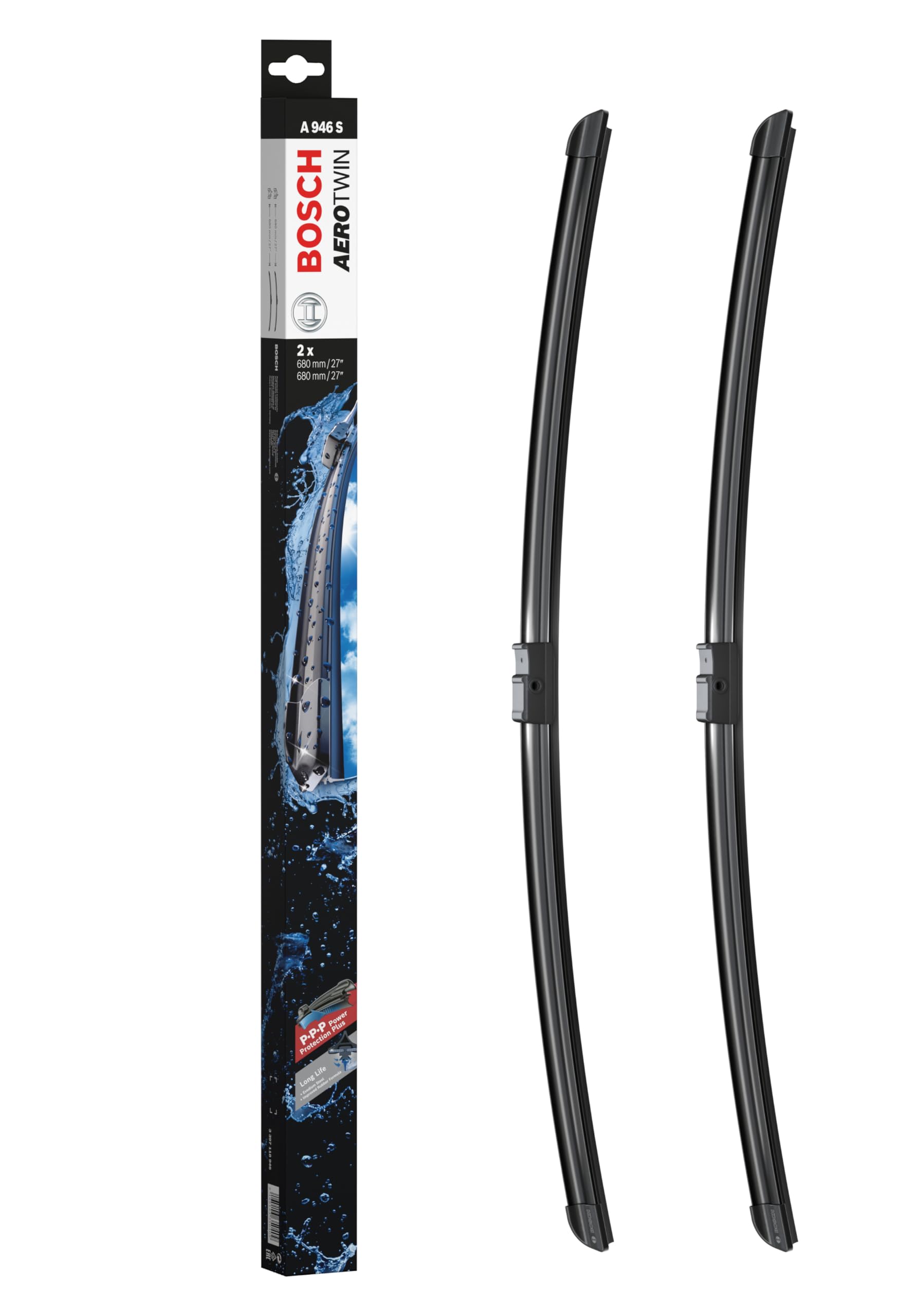 Bosch Scheibenwischer Aerotwin A946S, Länge: 680mm/680mm – Set für Frontscheibe von Bosch