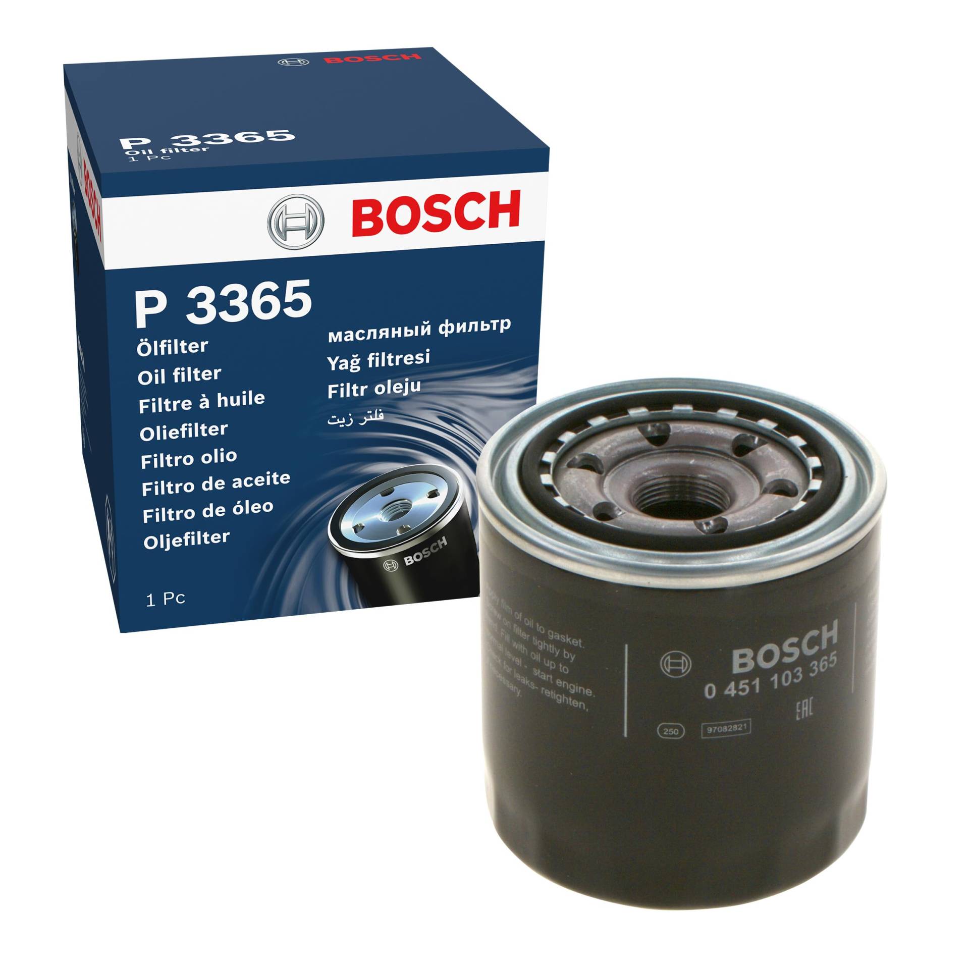 Bosch P3365 - Ölfilter Auto von Bosch Automotive