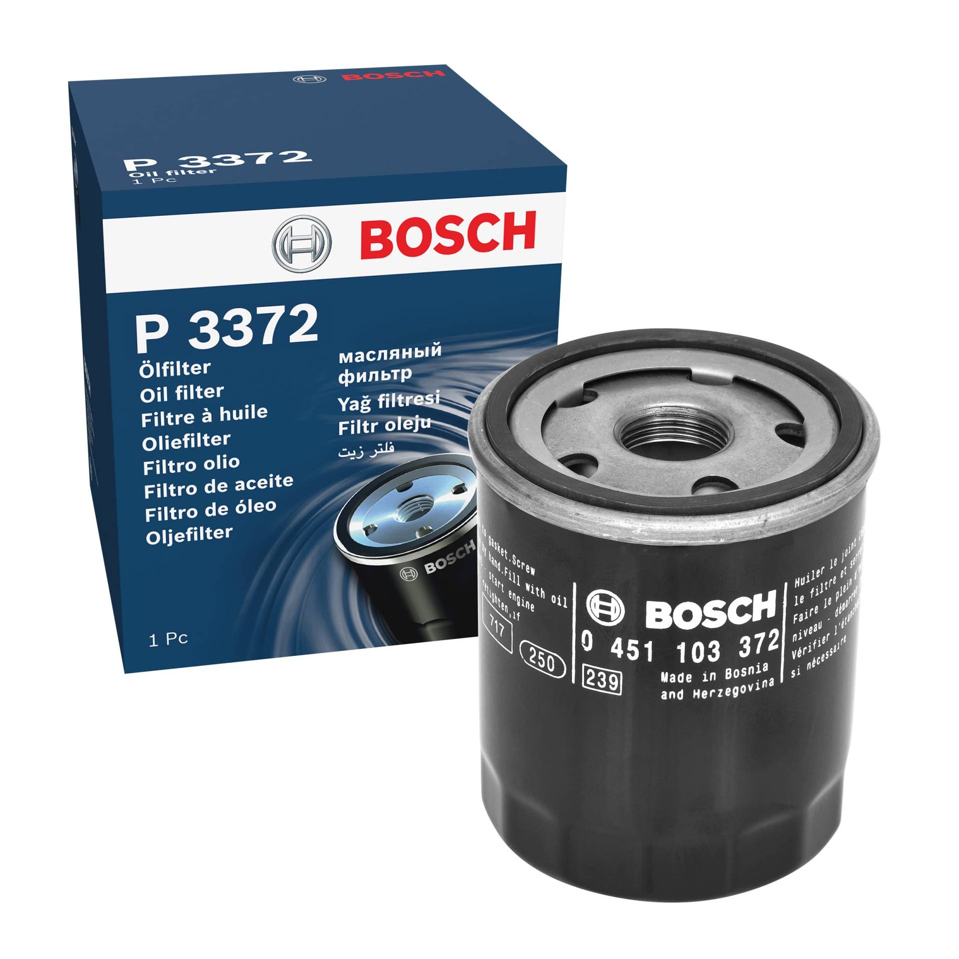 Bosch Automotive P3372 - Ölfilter Auto von Bosch Automotive