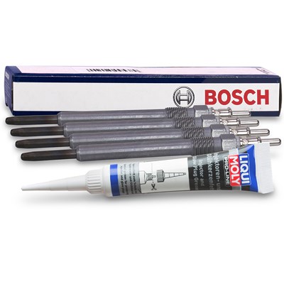 Bosch 4x Glühkerze + Glühkerzenfett für Mercedes-Benz Bosch 4x Glühkerze + Glühkerzenfett für Mercedes-Benz von Bosch