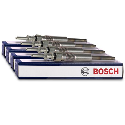 Bosch 4x Glühkerze Duraterm GLP040 [Hersteller-Nr. 0250202103] für BMW, Land Rover, Mg, Rover von Bosch