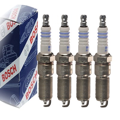 Bosch 4x Zündkerze Nickel [Hersteller-Nr. 0242225668] für Chrysler, Jeep von Bosch