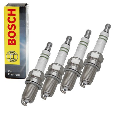 Bosch 4x Zündkerze für Alfa Romeo, Ford, Saab, Seat von Bosch