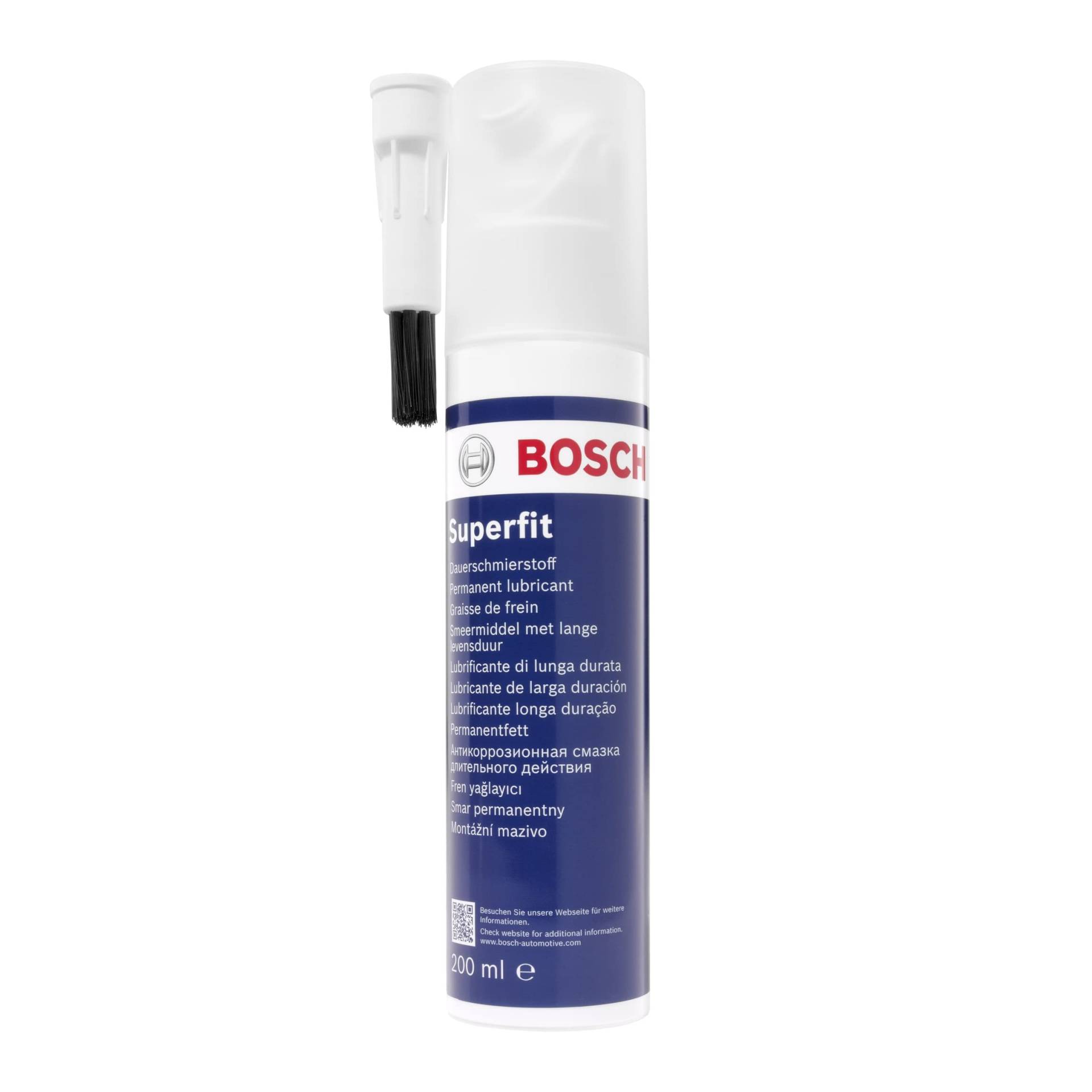 Bosch SF-200 - Dauerschmierstoff Superfit - Hochleistungsschmierstoff für Komponenten einer Bremsanlage - 200ml Pumpspender mit Bürste Bosch SF-200 - Dauerschmierstoff Superfit - Hochleistungsschmierstoff für Komponenten einer Bremsanlage - 200ml Pumpspender mit Bürste von Bosch Automotive