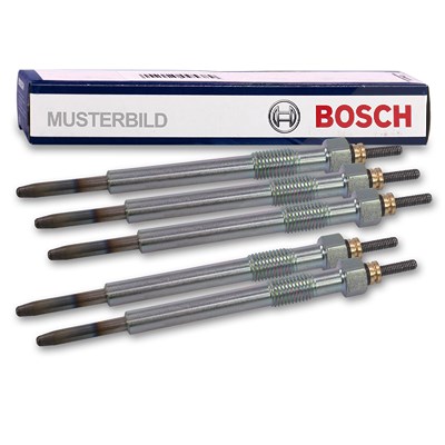 Bosch 5x Glühkerze Duraterm GLP023 [Hersteller-Nr. 0250202023] für Jeep, VW von Bosch