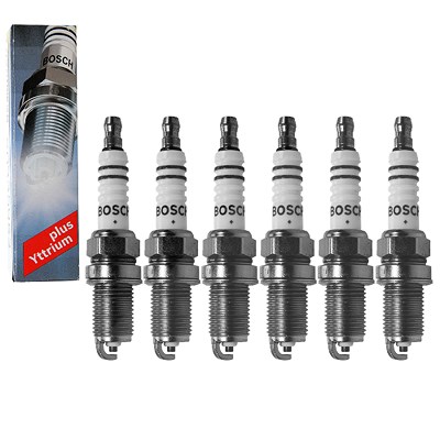 Bosch 6x Zündkerze für Daimler, Ford, Hyundai, Jaguar, Jeep, Mercedes-Benz, Renault, Rover, Suzuki, Volvo Bosch 6x Zündkerze für Daimler, Ford, Hyundai, Jaguar, Jeep, Mercedes-Benz, Renault, Rover, Suzuki, Volvo von Bosch