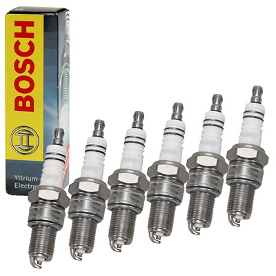 Bosch 6x Zündkerze für Alfa Romeo, Audi, Caterham, Ferrari, Fiat, Ford, Ginetta, Lancia, Mercedes-Benz, Mg, Mitsubishi, Moskvich, Reliant, Rover, Suzu Bosch 6x Zündkerze für Alfa Romeo, Audi, Caterham, Ferrari, Fiat, Ford, Ginetta, Lancia, Mercedes-Benz, Mg, Mitsubishi, Moskvich, Reliant, Rover, Suzu von Bosch