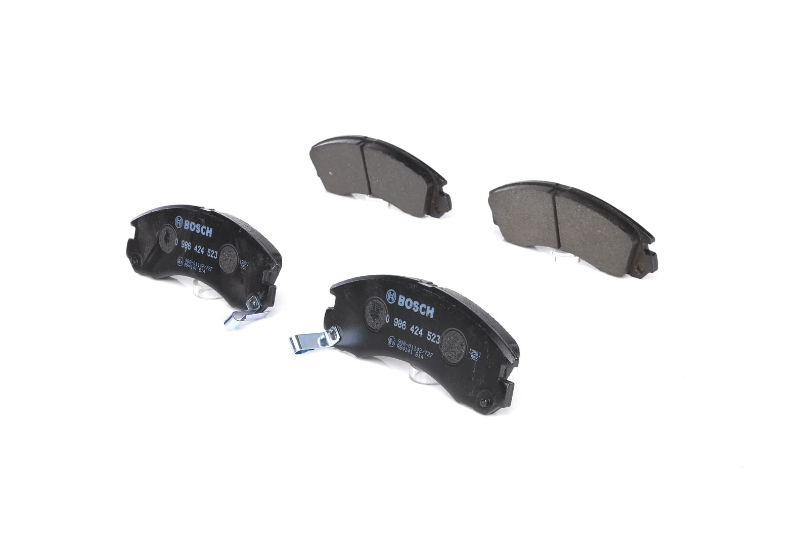 Bosch BP279 Bremsbeläge - Vorderachse - ECE-R90 Zertifizierung - vier Bremsbeläge pro Set Bosch BP279 Bremsbeläge - Vorderachse - ECE-R90 Zertifizierung - vier Bremsbeläge pro Set von Bosch Automotive