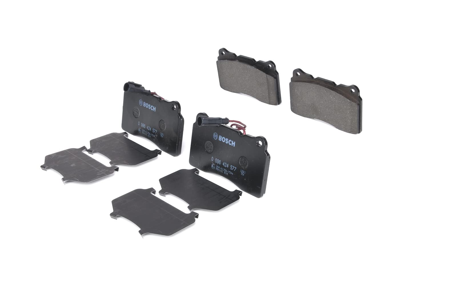 Bosch BP323 Bremsbeläge - Vorderachse - ECE-R90 Zertifizierung - vier Bremsbeläge pro Set Bosch BP323 Bremsbeläge - Vorderachse - ECE-R90 Zertifizierung - vier Bremsbeläge pro Set von Bosch Automotive