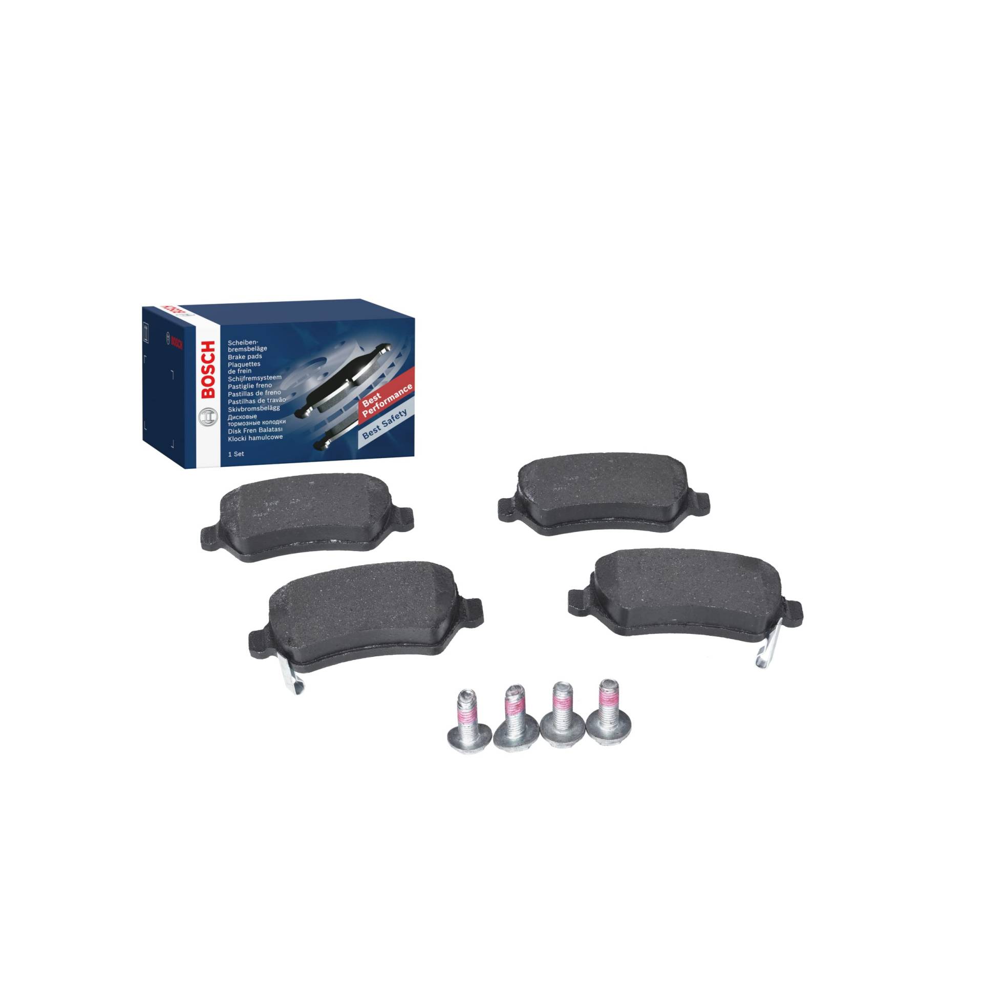 Bosch BP363 Bremsbeläge - Hinterachse - ECE-R90 Zertifizierung - vier Bremsbeläge pro Set von Bosch Automotive