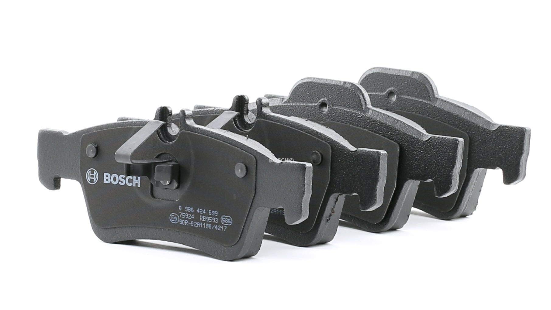 Bosch BP412 Bremsbeläge - Hinterachse - ECE-R90 Zertifizierung - vier Bremsbeläge pro Set von Bosch Automotive