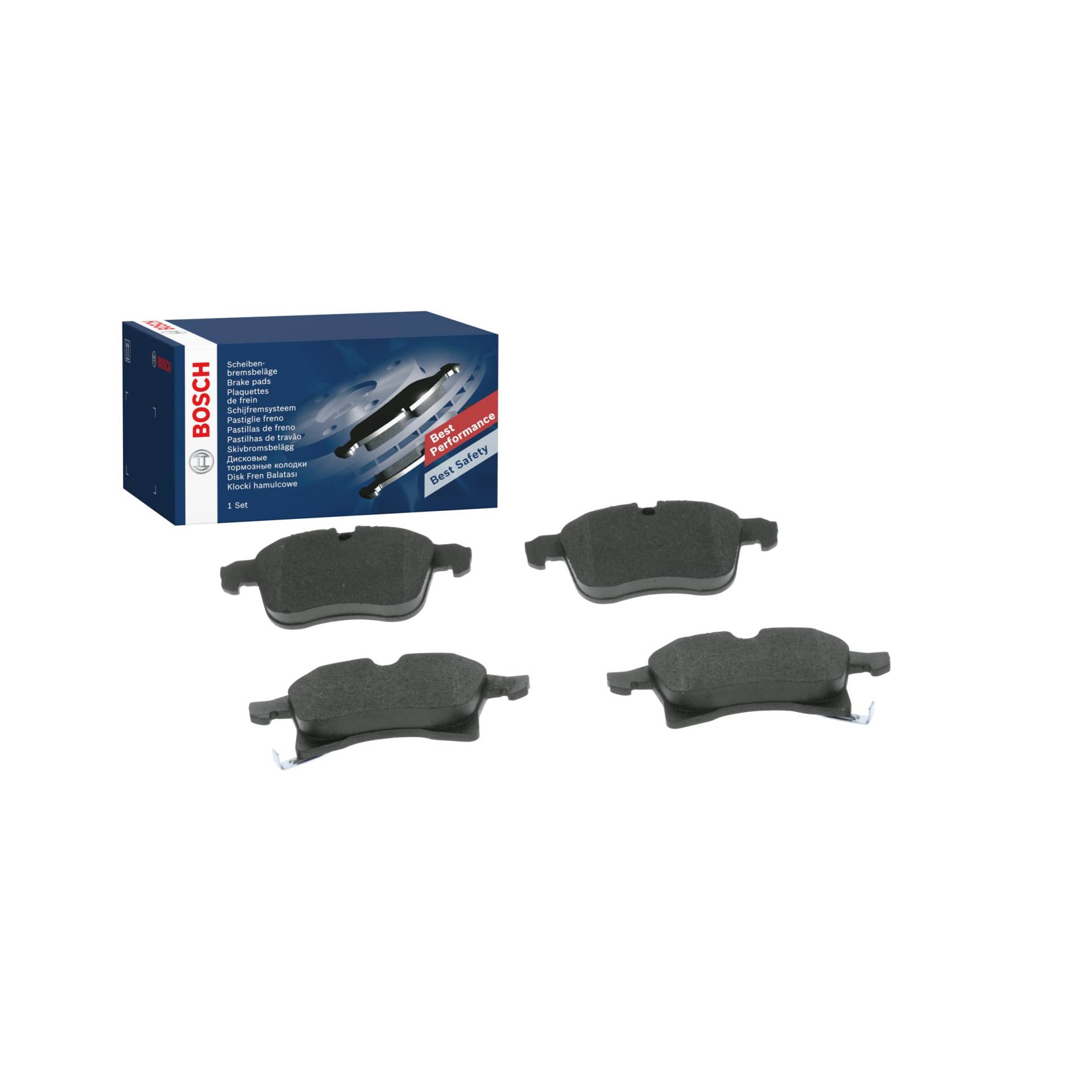 Bosch BP420 Bremsbeläge - Vorderachse - ECE-R90 Zertifizierung - vier Bremsbeläge pro Set Bosch BP420 Bremsbeläge - Vorderachse - ECE-R90 Zertifizierung - vier Bremsbeläge pro Set von Bosch Automotive