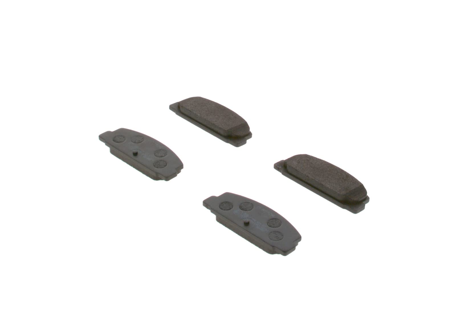 Bosch BP955 Bremsbeläge - Hinterachse - ECE-R90 Zertifizierung - vier Bremsbeläge pro Set von Bosch Automotive