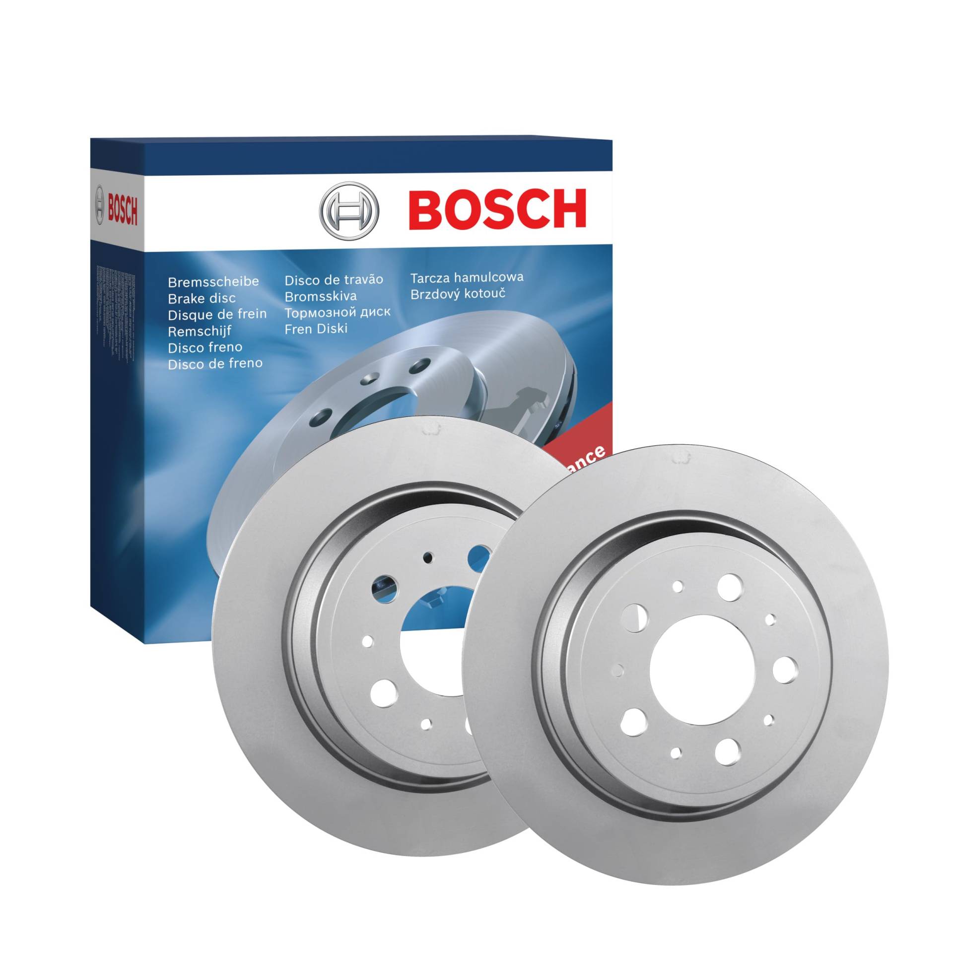 Bosch BD421 Bremsscheiben - Hinterachse - ECE-R90 Zertifizierung - zwei Bremsscheiben pro Set von Bosch Automotive
