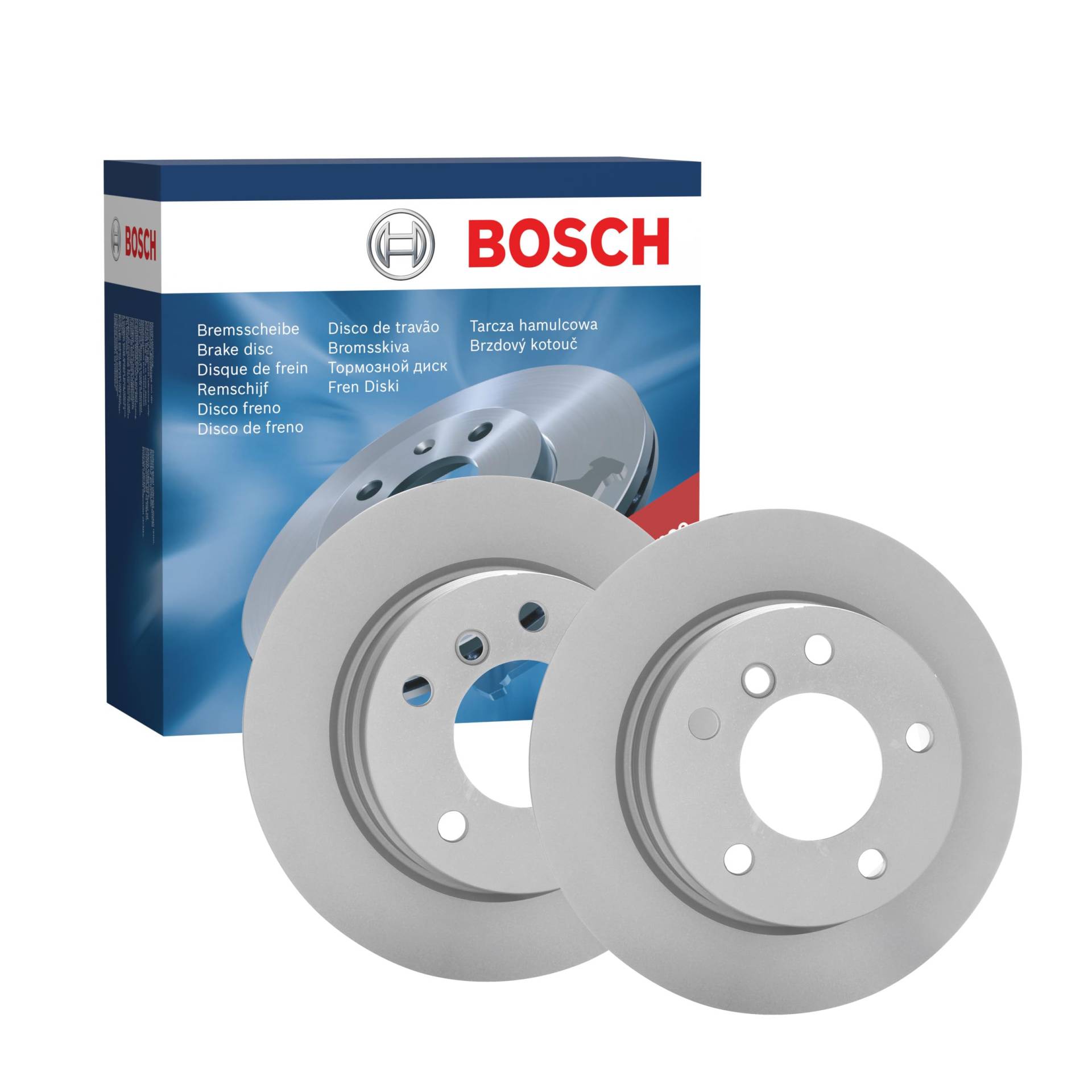Bosch BD483 Bremsscheiben - Hinterachse - ECE-R90 Zertifizierung - zwei Bremsscheiben pro Set von Bosch Automotive