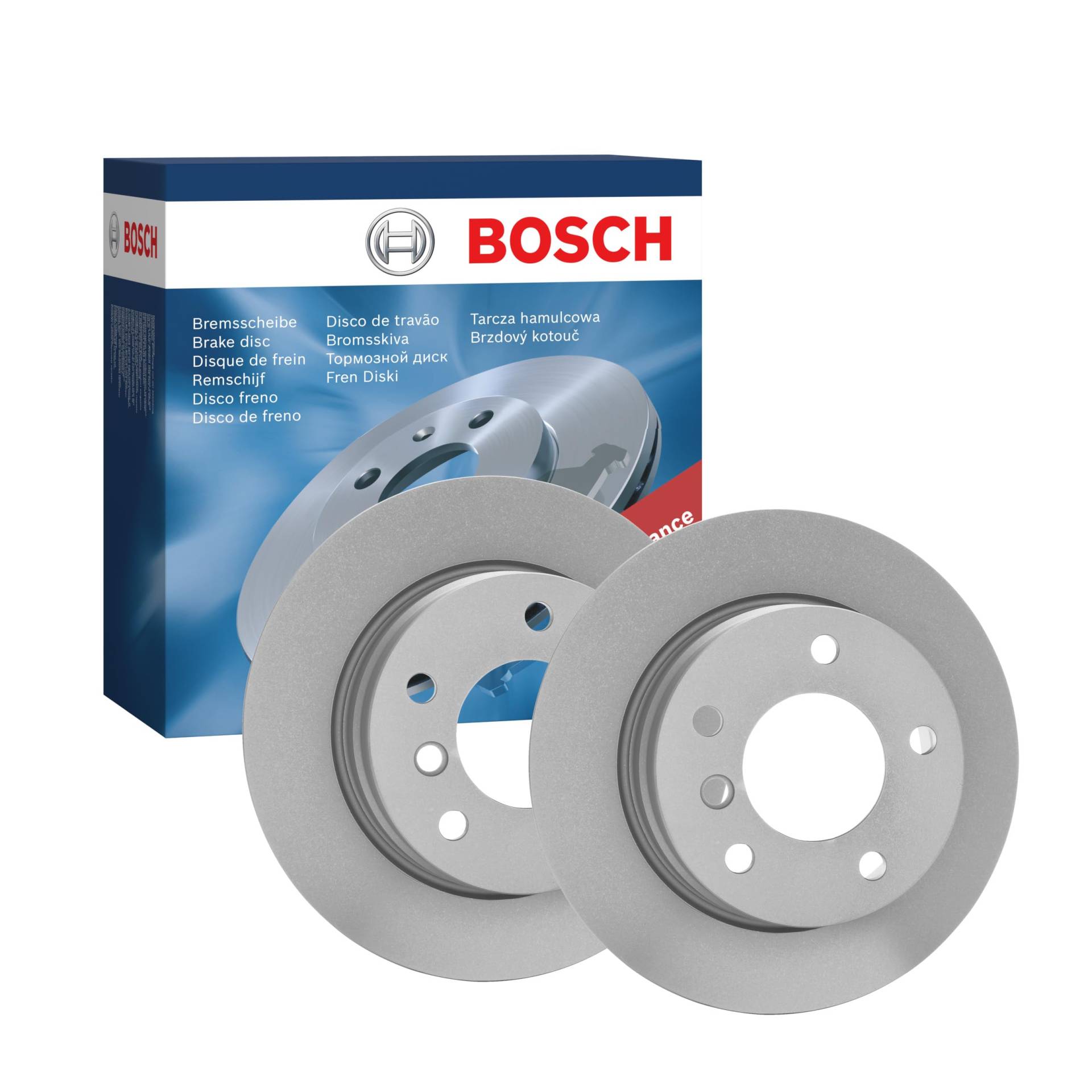 Bosch BD1085 Bremsscheiben - Hinterachse - ECE-R90 Zertifizierung - zwei Bremsscheiben pro Set von Bosch Automotive