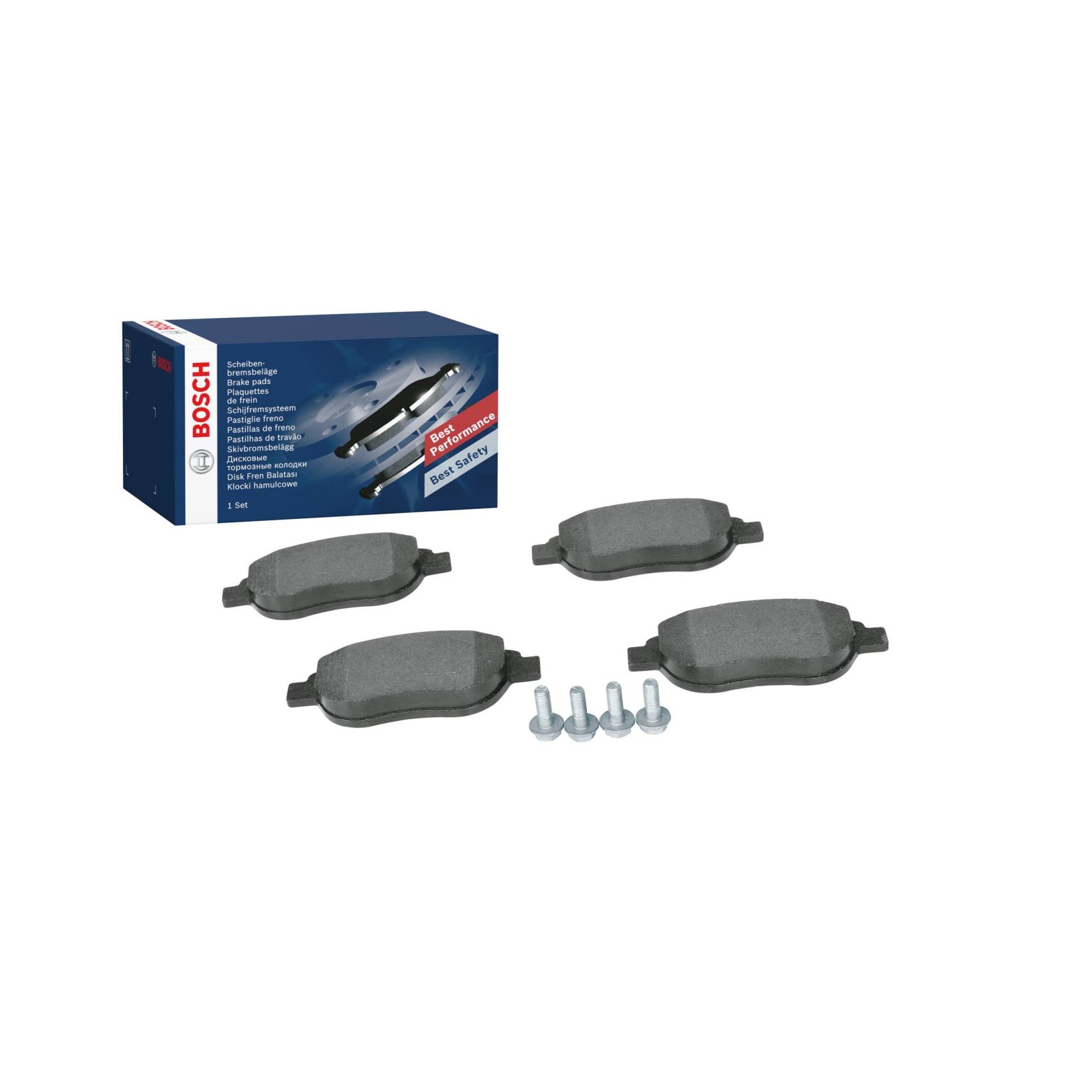 Bosch BP375 Bremsbeläge - Vorderachse - ECE-R90 Zertifizierung - vier Bremsbeläge pro Set von Bosch Automotive