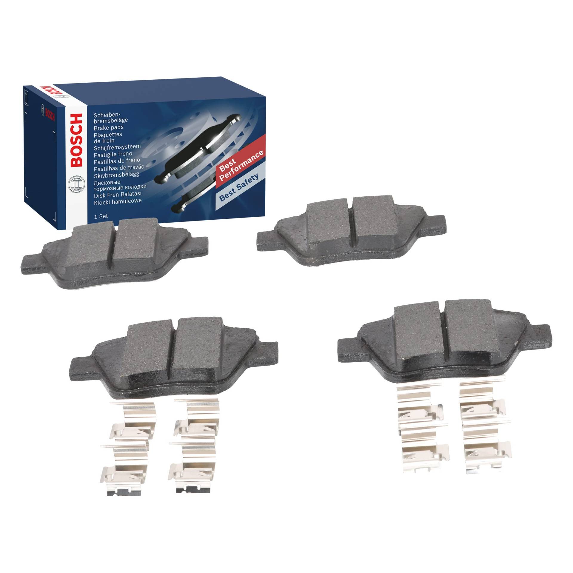 Bosch Automotive BP1338 Bremsbeläge Hinterachse ECE-R90 Zertifizierung vier Bremsbeläge pro Set 0 986 494 643 black Bosch Automotive BP1338 Bremsbeläge Hinterachse ECE-R90 Zertifizierung vier Bremsbeläge pro Set 0 986 494 643 black von Bosch Automotive
