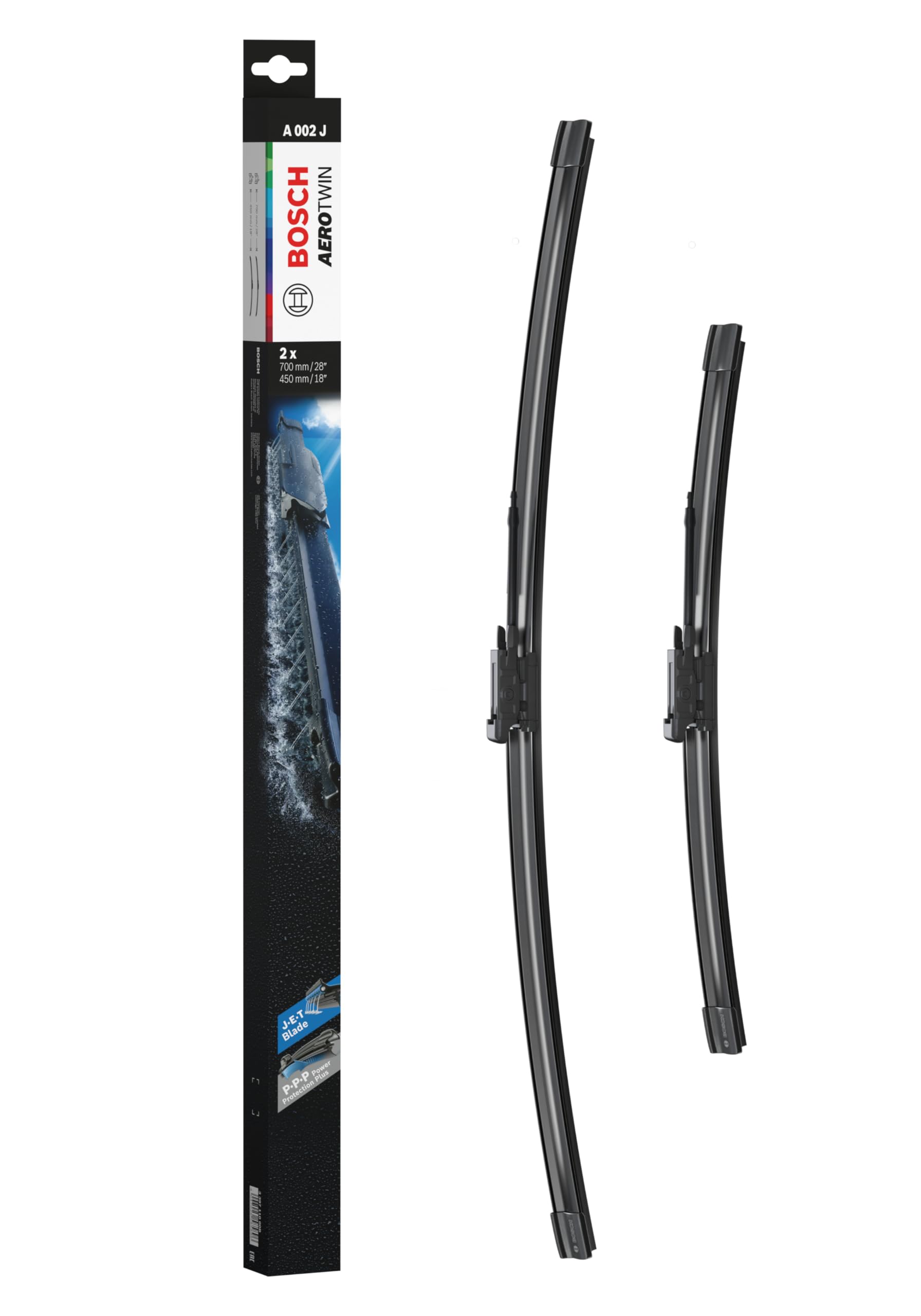 Bosch A002J - Scheibenwischer Aerotwin - Länge: 700/450 mm - Set für Frontscheibe Bosch A002J - Scheibenwischer Aerotwin - Länge: 700/450 mm - Set für Frontscheibe von Bosch