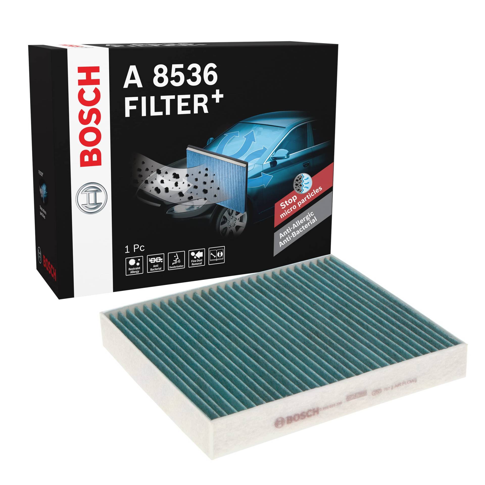 Bosch A8536 - Innenraumfilter Filter+ von Bosch Automotive