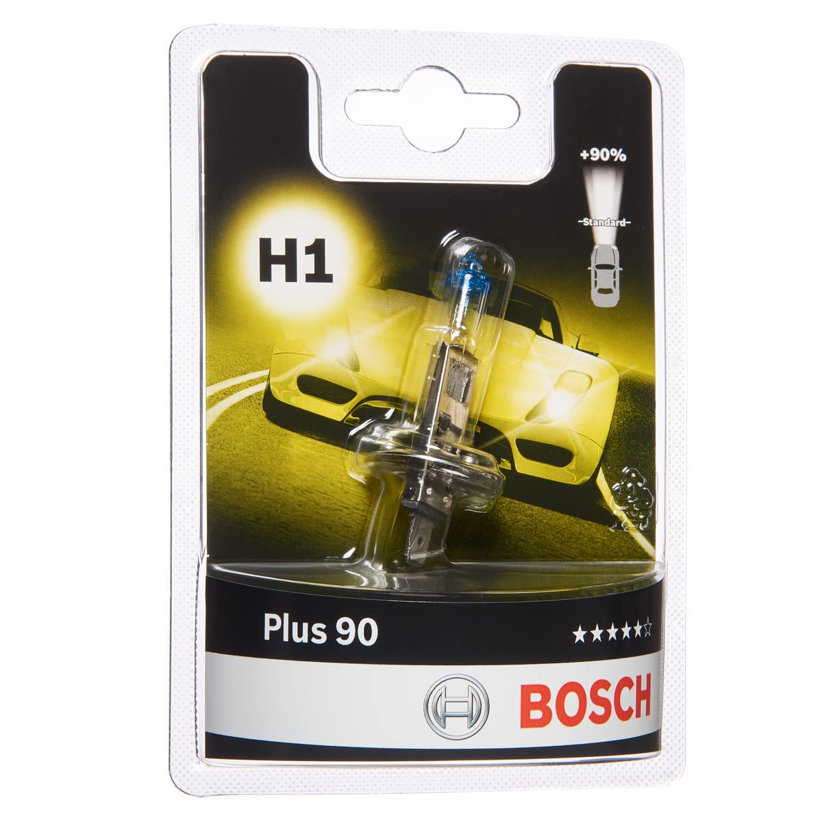 Bosch H1 Plus 90 Fahrzeuglampe 12V 55W P14,5s (1 Stück) Bosch H1 Plus 90 Fahrzeuglampe 12V 55W P14,5s (1 Stück) von Bosch Automotive