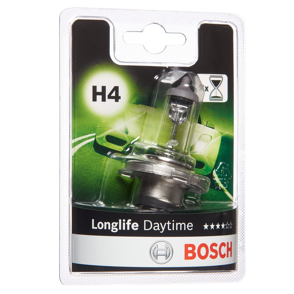 Bosch H4 Longlife Daytime Lampe - 12 V 60/55 W P43t - 1 Stück von Bosch Automotive