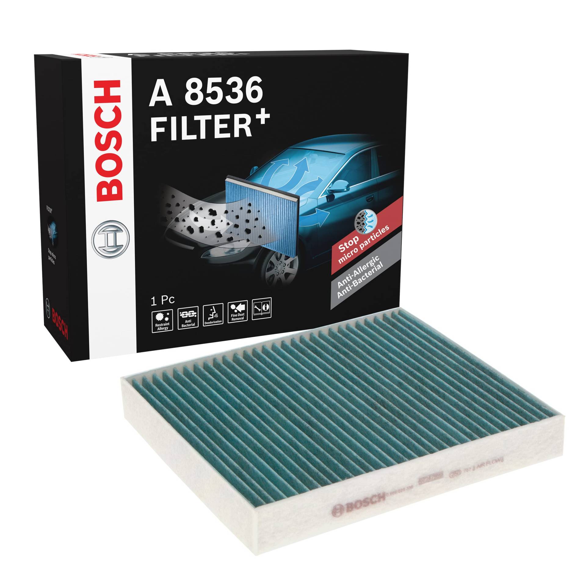 Bosch Automotive A8536 - Innenraumfilter Filter+ Bosch Automotive A8536 - Innenraumfilter Filter+ von Bosch Automotive