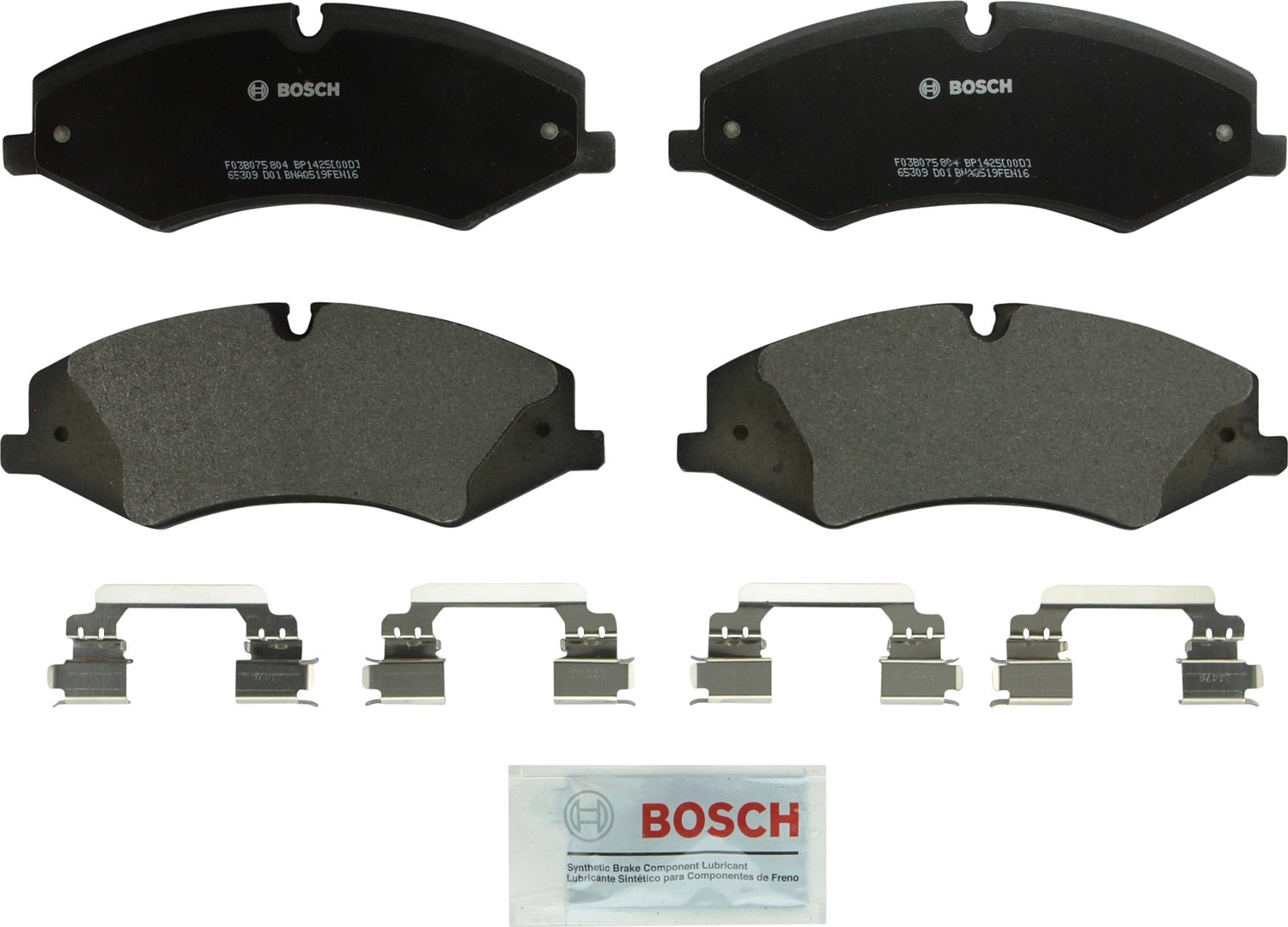 BOSCH BP1425 QuietCast Premium Halbmetallischer Scheibenbremsbelagsatz, kompatibel mit Select Land Rover LR4, Range Rover Sport; vorne BOSCH BP1425 QuietCast Premium Halbmetallischer Scheibenbremsbelagsatz, kompatibel mit Select Land Rover LR4, Range Rover Sport; vorne von Bosch Automotive