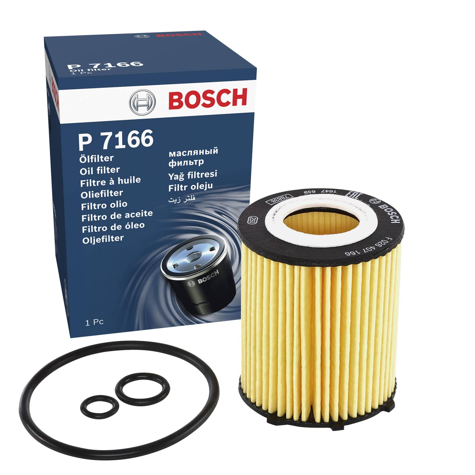 Bosch P7166 - Ölfilter Auto von Bosch Automotive