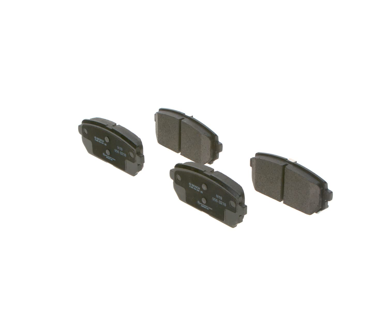 Bosch BP027 Bremsbeläge - Hinterachse - ECE-R90 Zertifizierung - vier Bremsbeläge pro Set Bosch BP027 Bremsbeläge - Hinterachse - ECE-R90 Zertifizierung - vier Bremsbeläge pro Set von Bosch Automotive