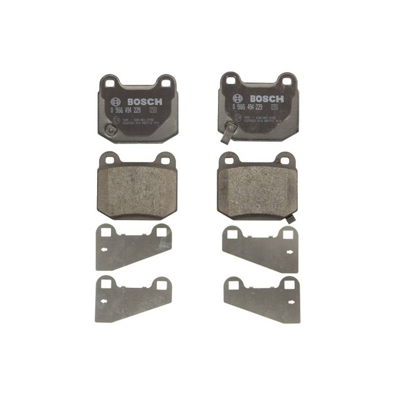 Bosch BP1164 Bremsbeläge - Hinterachse - ECE-R90 Zertifizierung - vier Bremsbeläge pro Set von Bosch Automotive