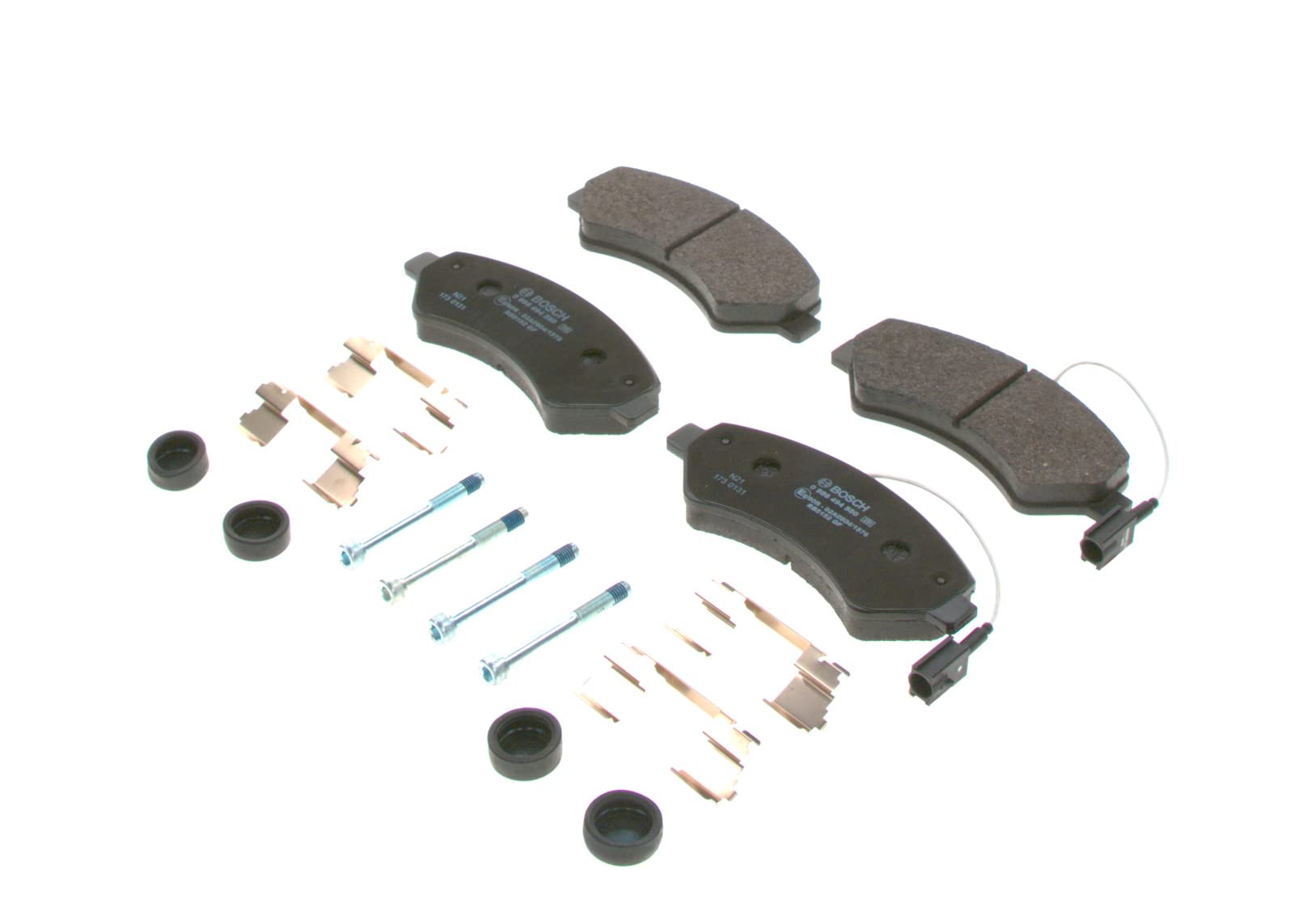 Bosch BP1501 Bremsbeläge - Vorderachse - ECE-R90 Zertifizierung - vier Bremsbeläge pro Set Bosch BP1501 Bremsbeläge - Vorderachse - ECE-R90 Zertifizierung - vier Bremsbeläge pro Set von Bosch Automotive