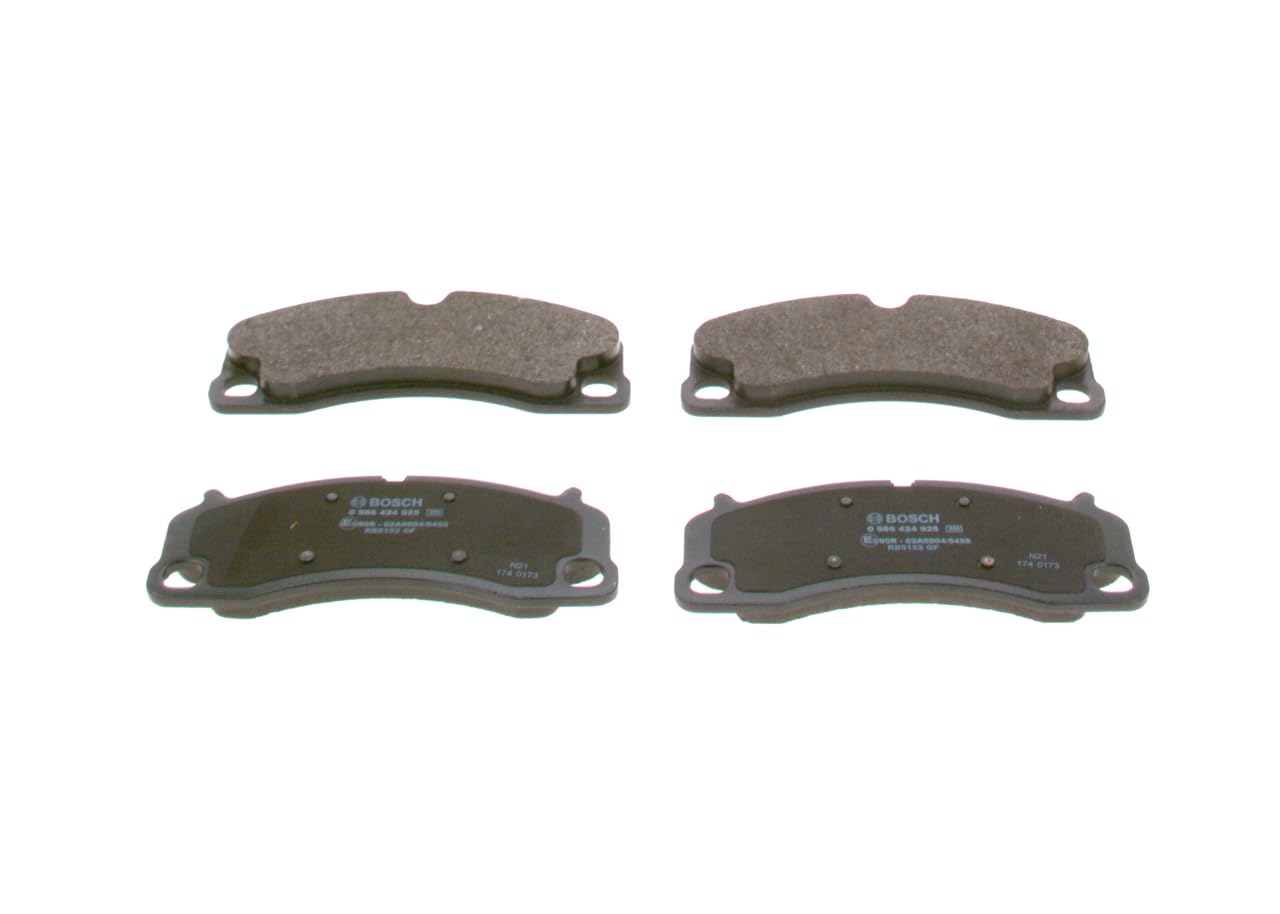 Bosch BP1619 Bremsbeläge - ECE-R90 Zertifizierung - 4 Bremsbeläge pro Set Bosch BP1619 Bremsbeläge - ECE-R90 Zertifizierung - 4 Bremsbeläge pro Set von Bosch Automotive