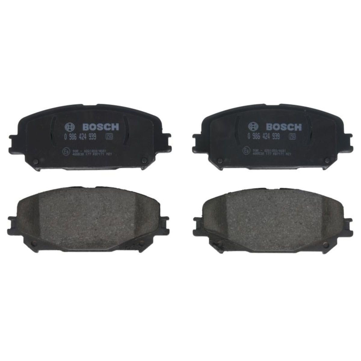 Bosch BP1757 Bremsbeläge - ECE-R90 Zertifizierung - 4 Bremsbeläge pro Set Bosch BP1757 Bremsbeläge - ECE-R90 Zertifizierung - 4 Bremsbeläge pro Set von Bosch Automotive